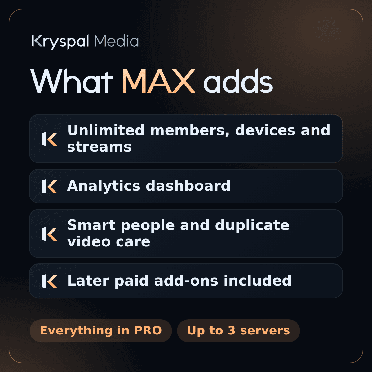 MAX lifetime upgrade from PRO lifetime
